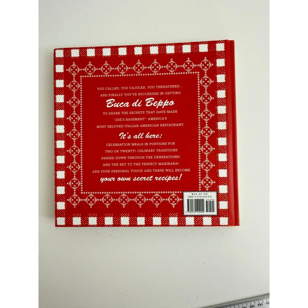 Buca di Beppo Into the Sauce! Cookbook Authentic Italian Recipes Hardcover - Picture 3 of 3